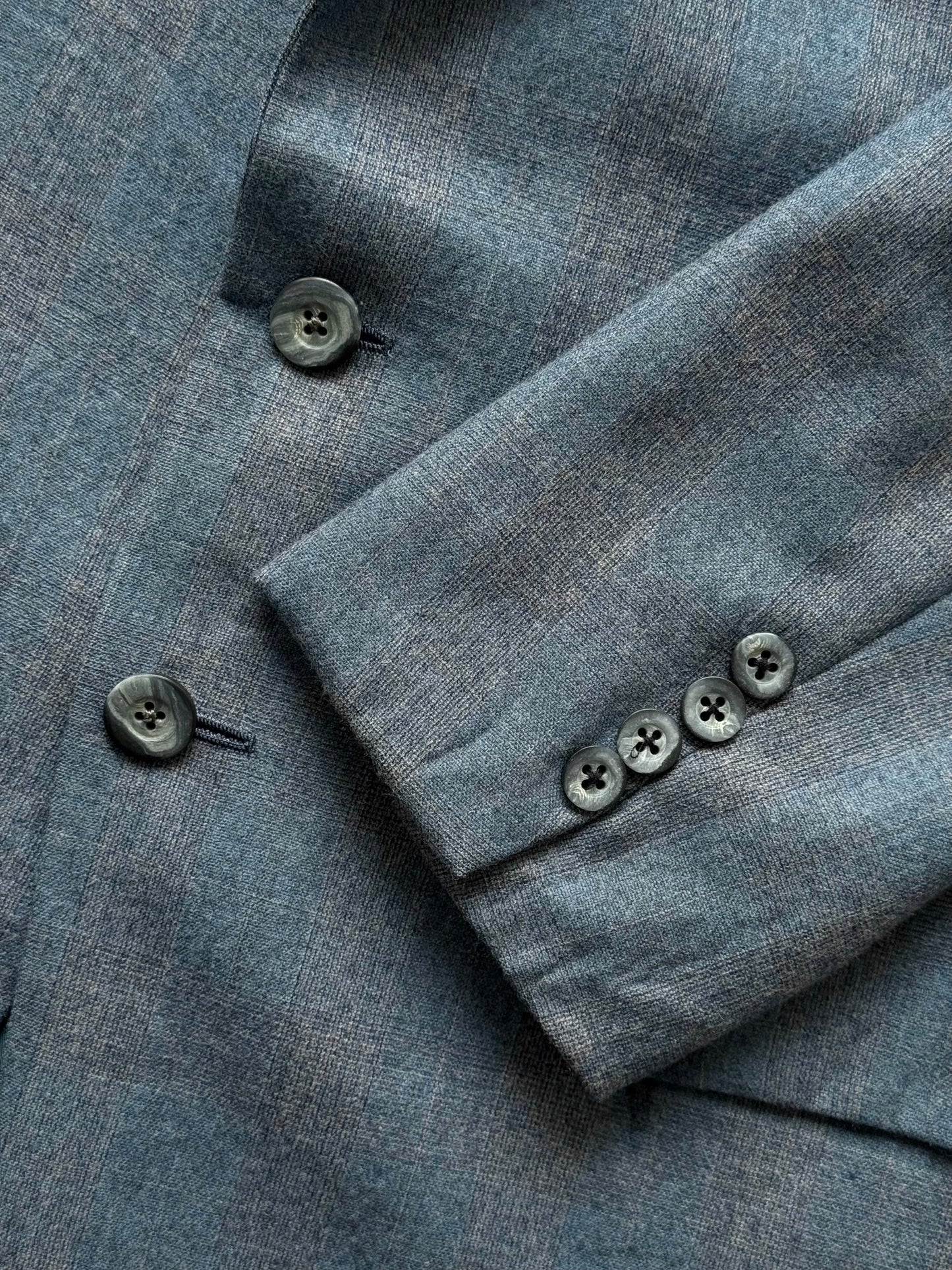 Christian Dior Paris 1980s Pure Wool Check Blazer - 40R/L