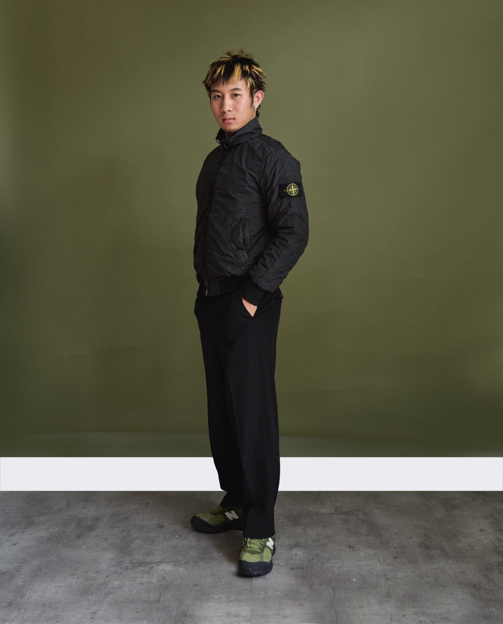 AW2015 Stone Island Crinkle Reps NY Down Jacket