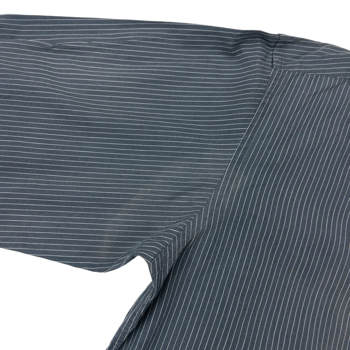 Vintage 90s Issey Miyake Striped Long Sleeve Button Up Shirt Size L | Large, Grey