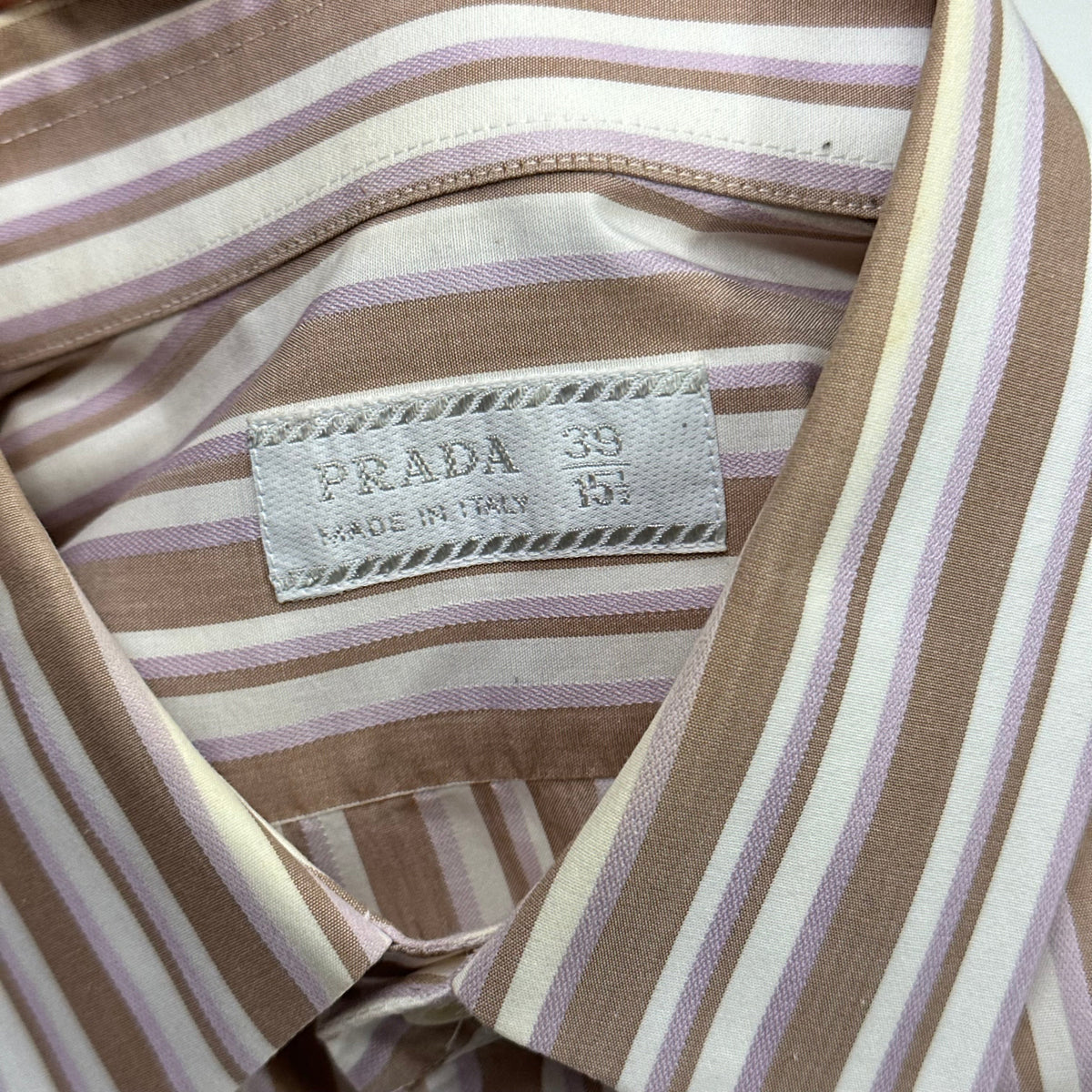 Prada 00’s Candy Striped Shirt - M | 39, Multicoloured