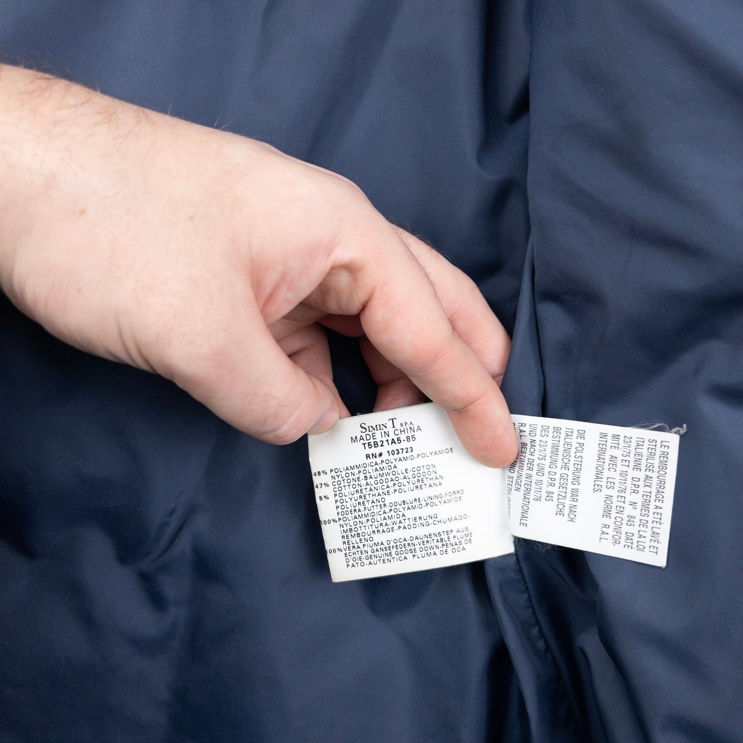 Vintage 2000s Armani Jeans Iridescent Quilted Jacket Size M