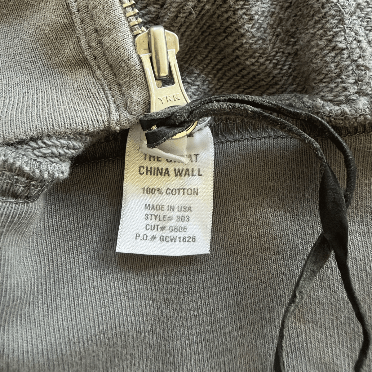 The Great China Wall 'Rocker' Sleeveless Hoodie - XS | XS, Grey