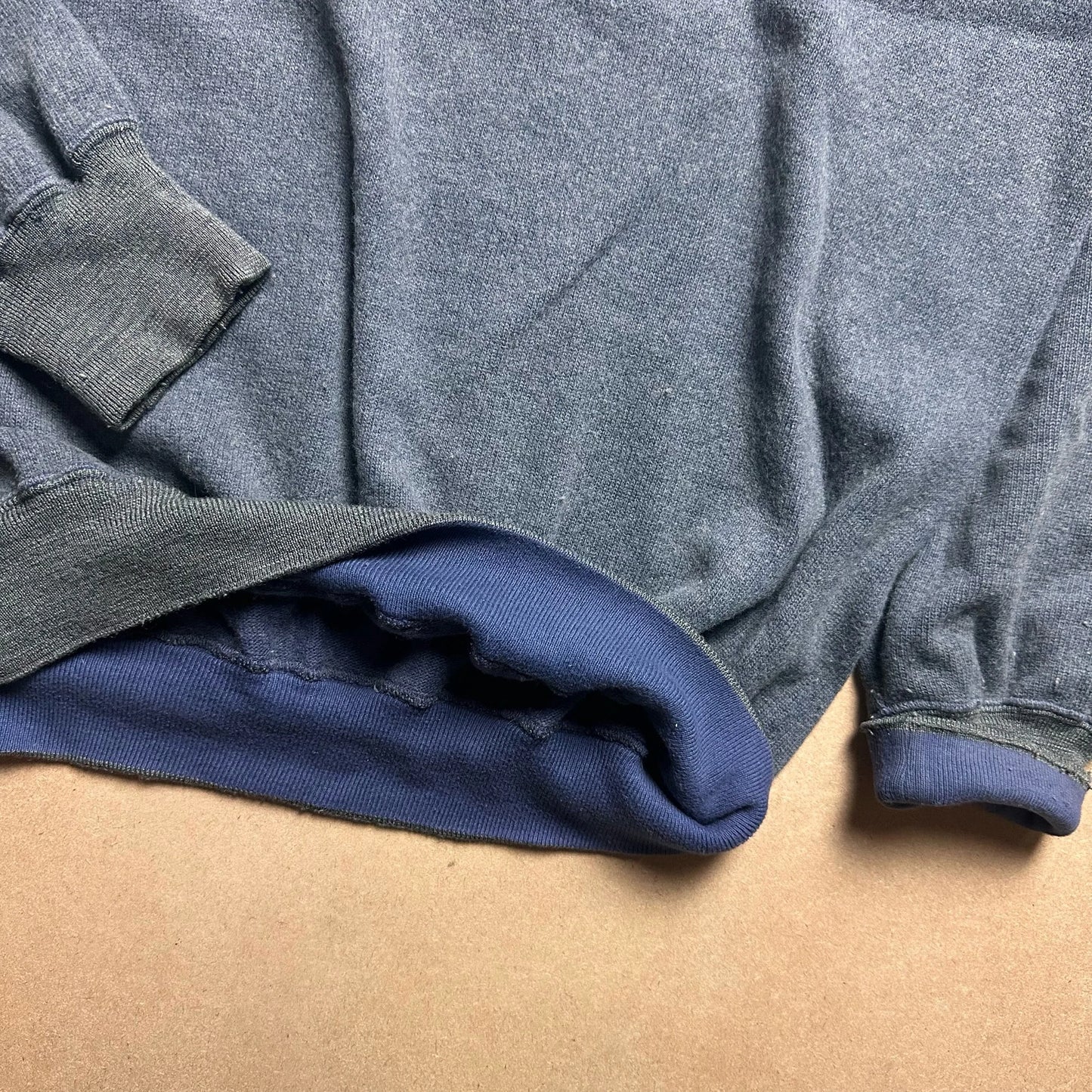 A/W Petrol Blue Mini Compass Logo Sweater