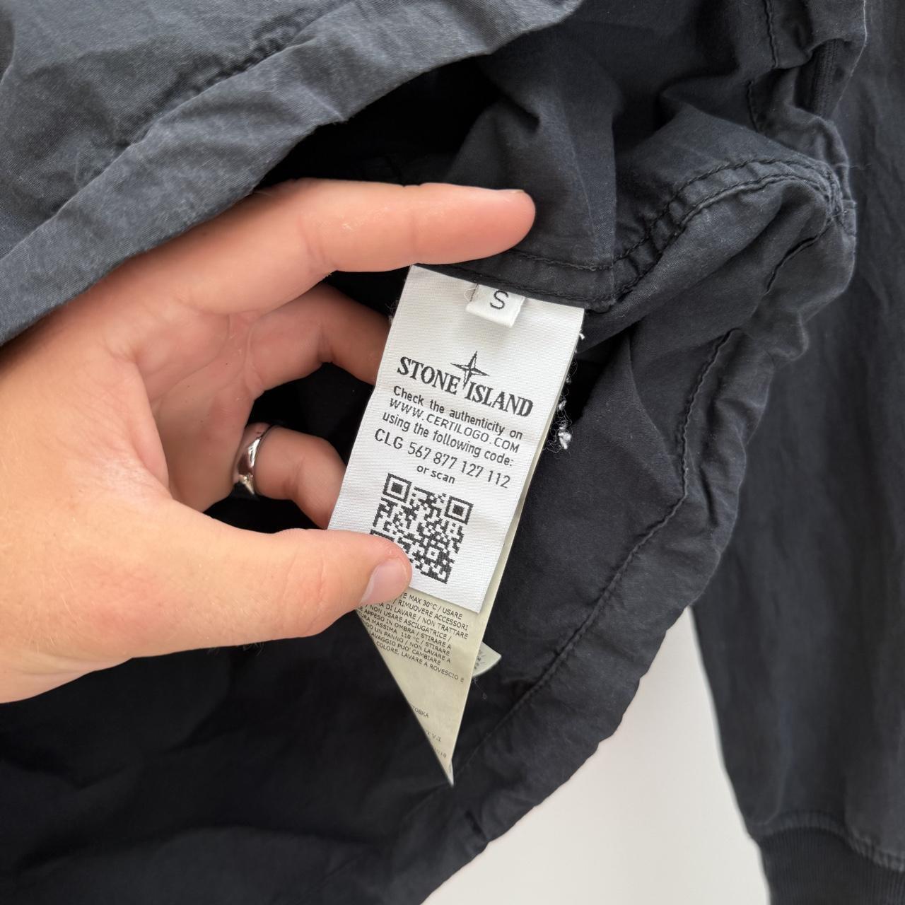 Stone Island Ghost Smock Pullover Jacket (S) | Small, Black