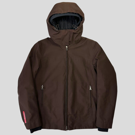 Prada Sport 2002 3 in 1 Brown Ventilated Goretex Technical Jacket - IT46 | Default Title, Brown