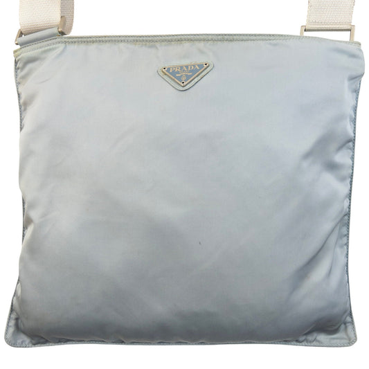 Vintage 2000s Prada Crossbody Bag | O/S, Blue
