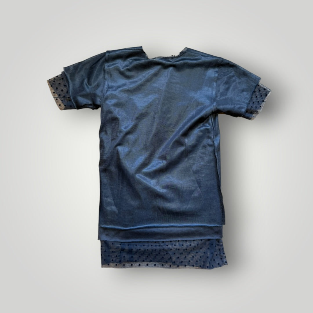 Comme des Garçons Duel Layer Mesh Top S | O/S, Black