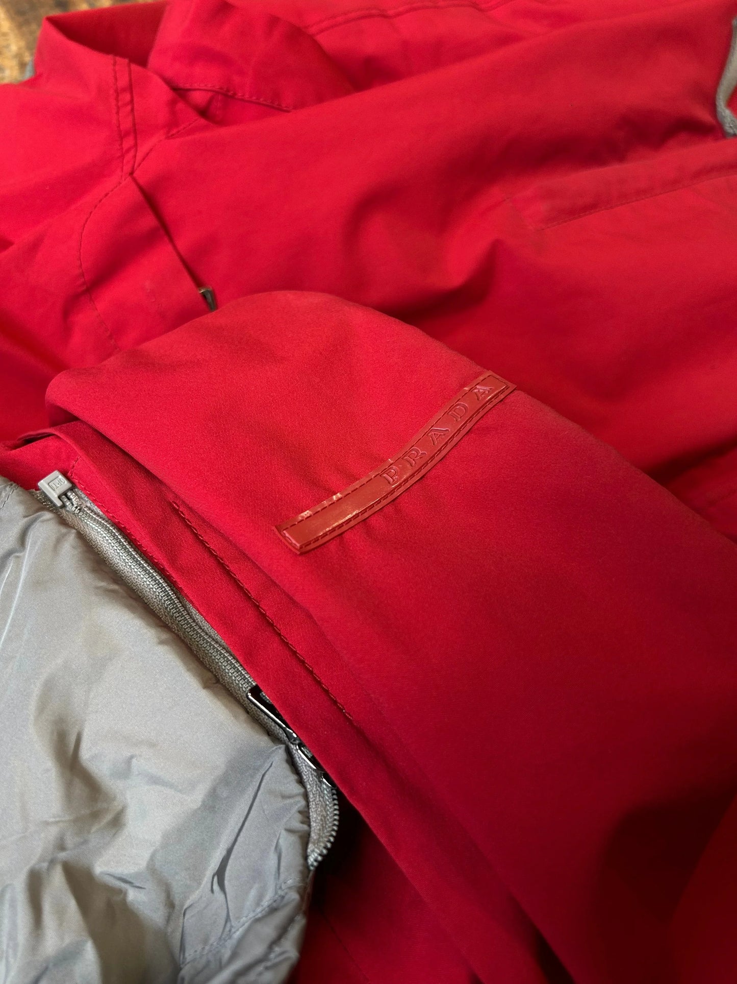Prada Sport Luna Rossa Red Gore-Tex Skii Jacket L