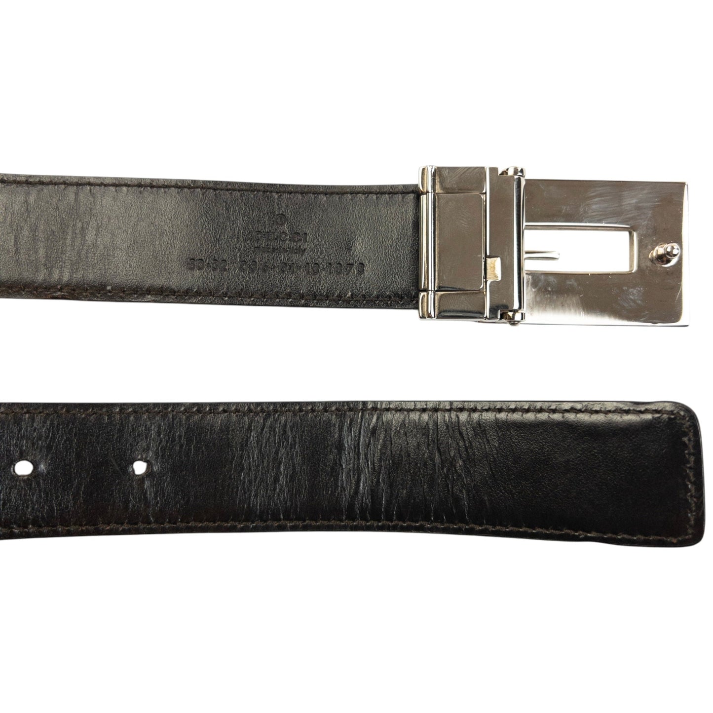Vintage 2000s Gucci Leather Belt Size M | O/S, Black