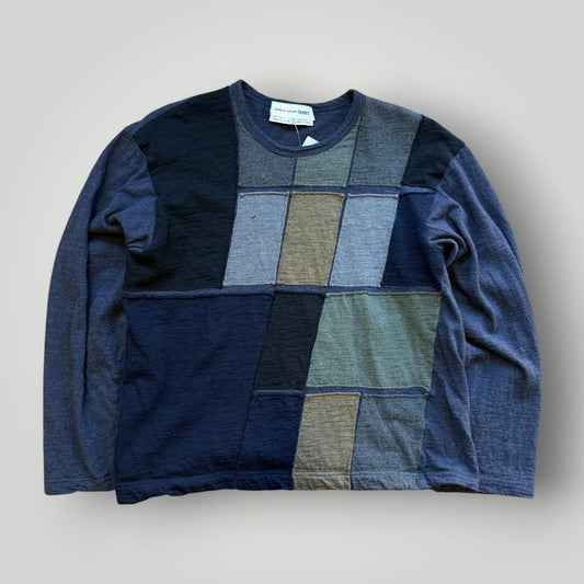 Comme des Garçons SHIRT Patch Work Wool Knit XS/S
