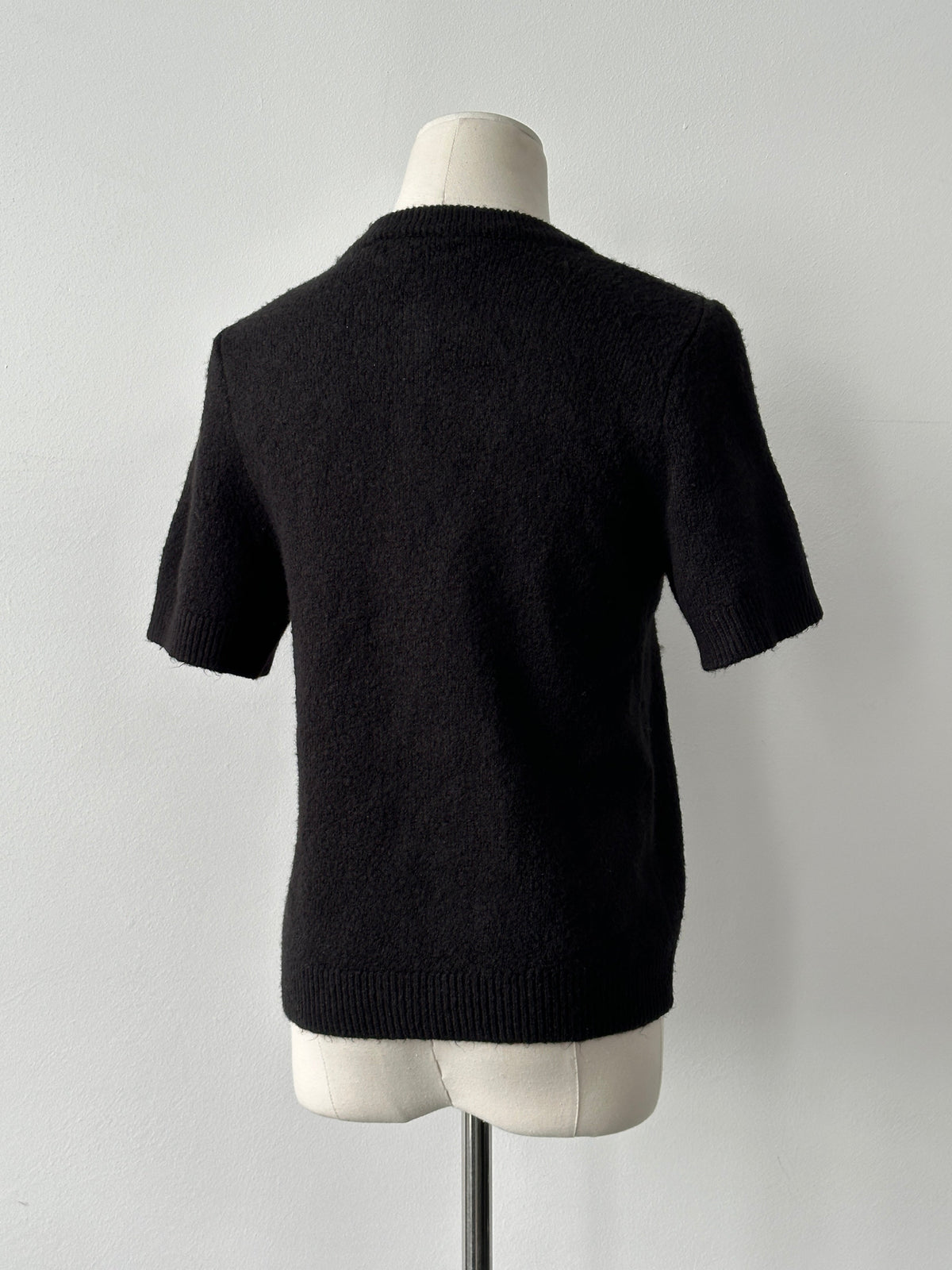 Vintage 2000s Short Sleeve Knit Cardigan - S