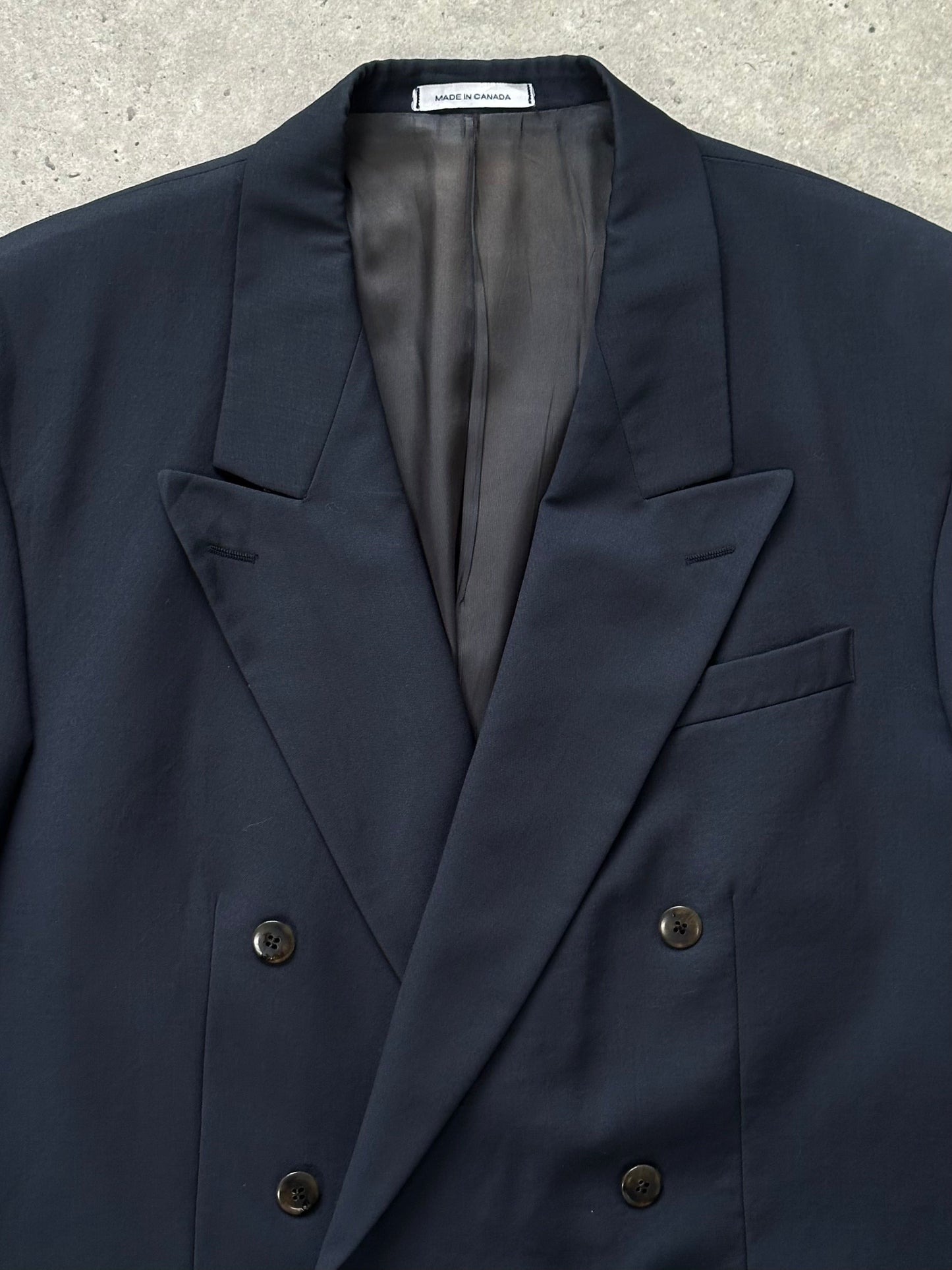Yves Saint Laurent 1990s Wool Double Breasted Blazer