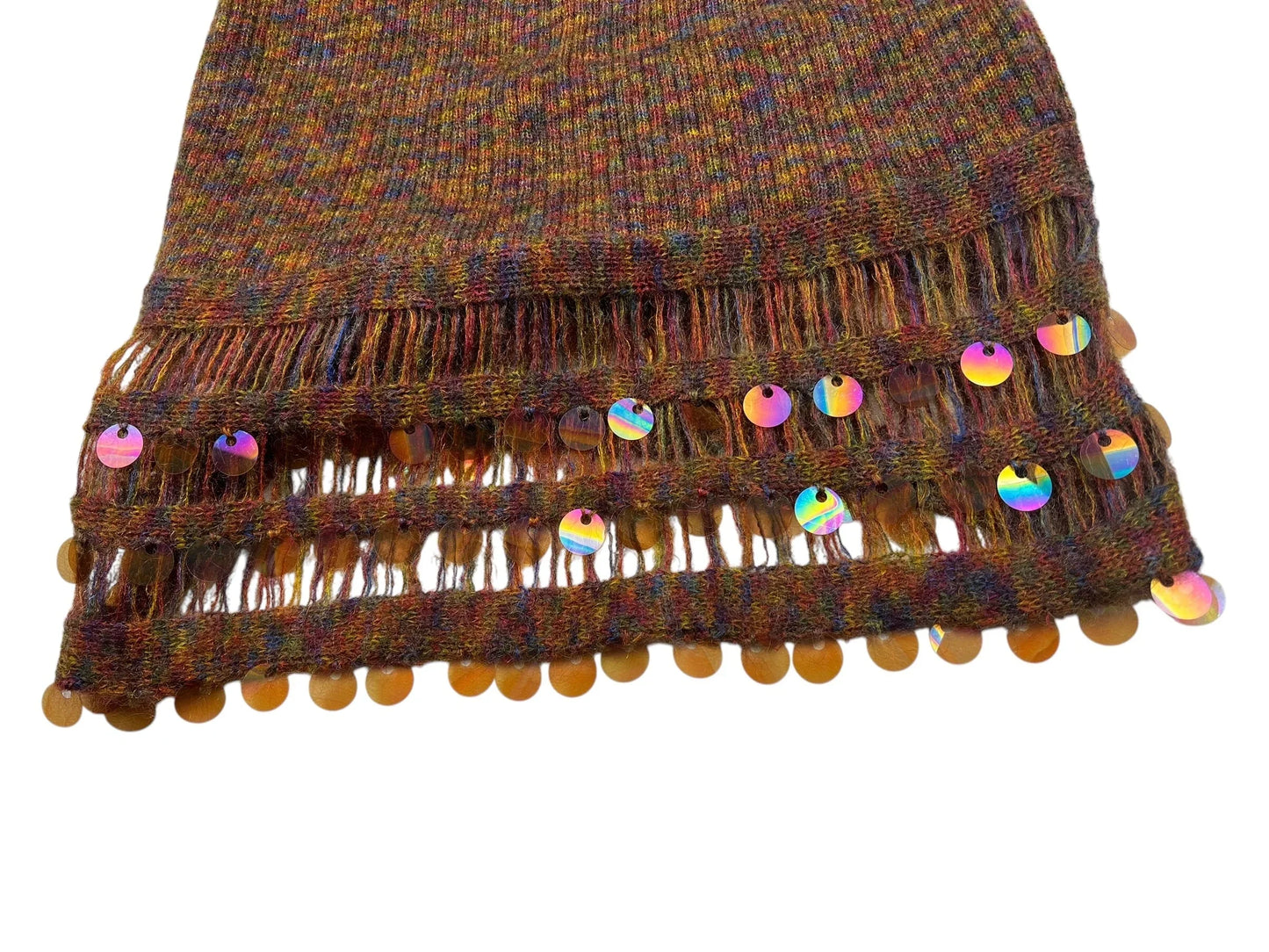 Christian Lacroix Bazar knit sequin skirt