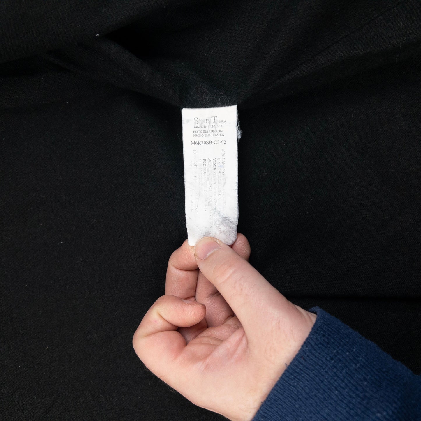 Vintage Armani Jeans Button Up Wool Jacket Size XL