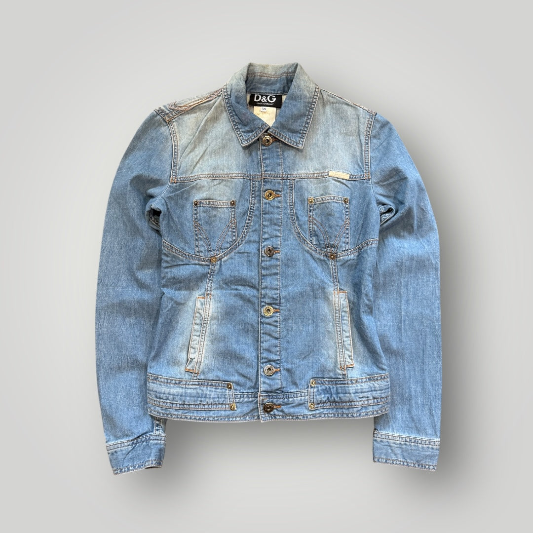 Dolce & Gabbana Spellout Denim Jacket XS