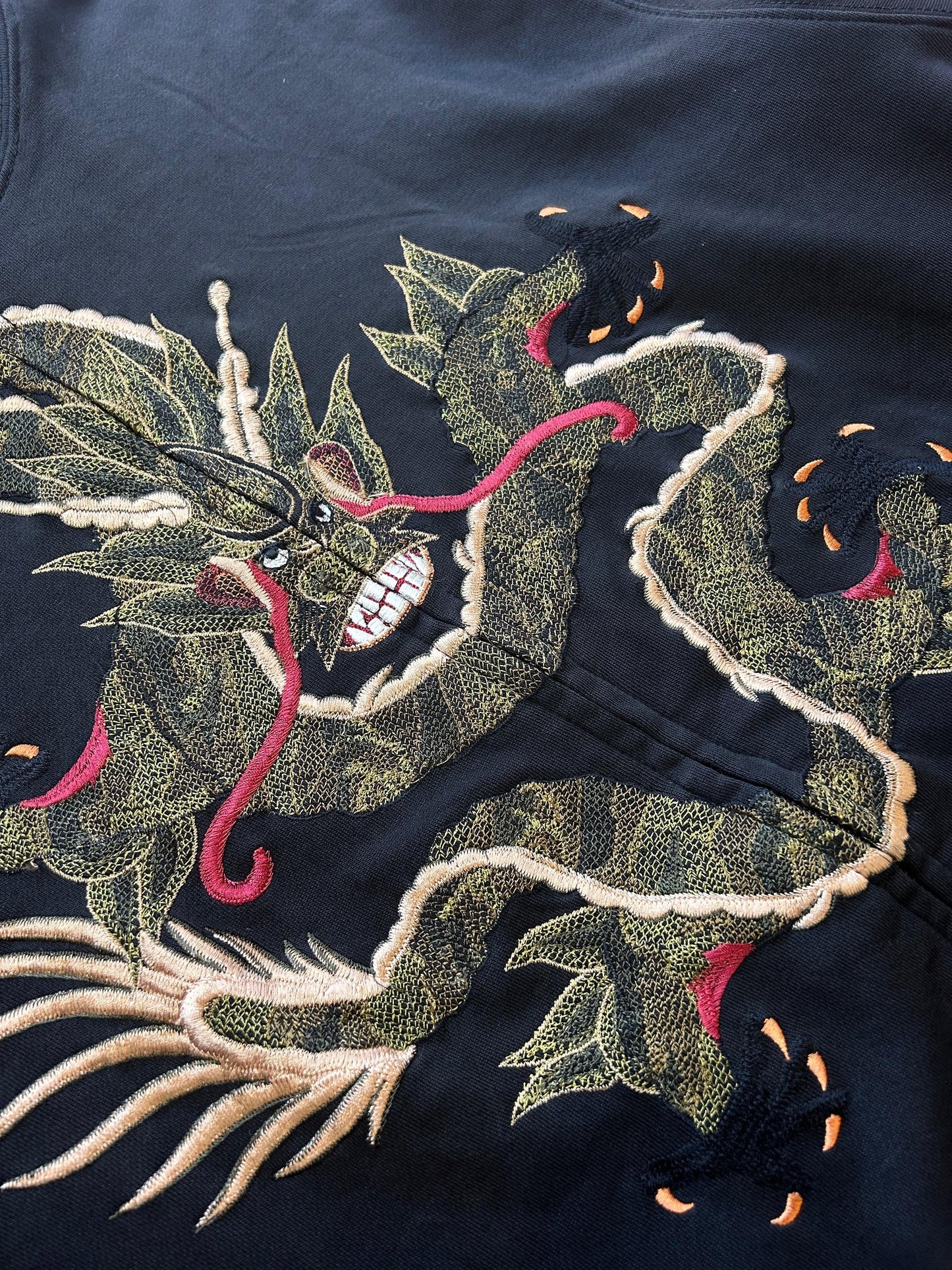 Maharishi Mid 2000’s Embroidered Zip Up Hoodie XL