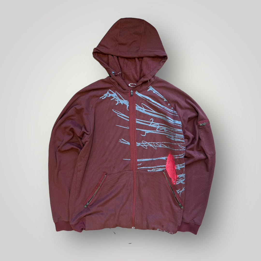 Oakley Software 2000's Technical Zip Up Hoodie L – Known Source Oakley Software 2000's Technical Zip Up Hoodie L – Known Source