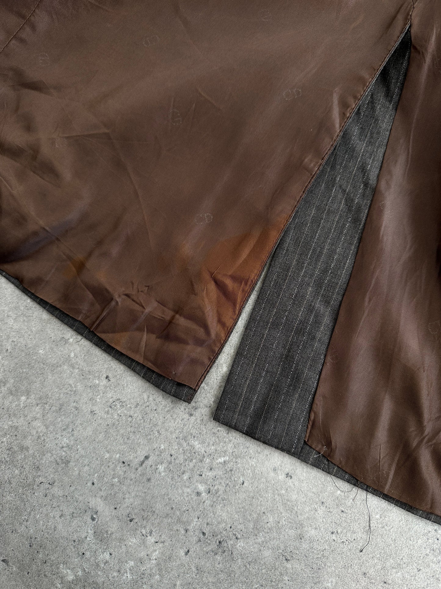 Christian Dior Monsieur 80s Stripe Single Breasted Blazer - 40R/M