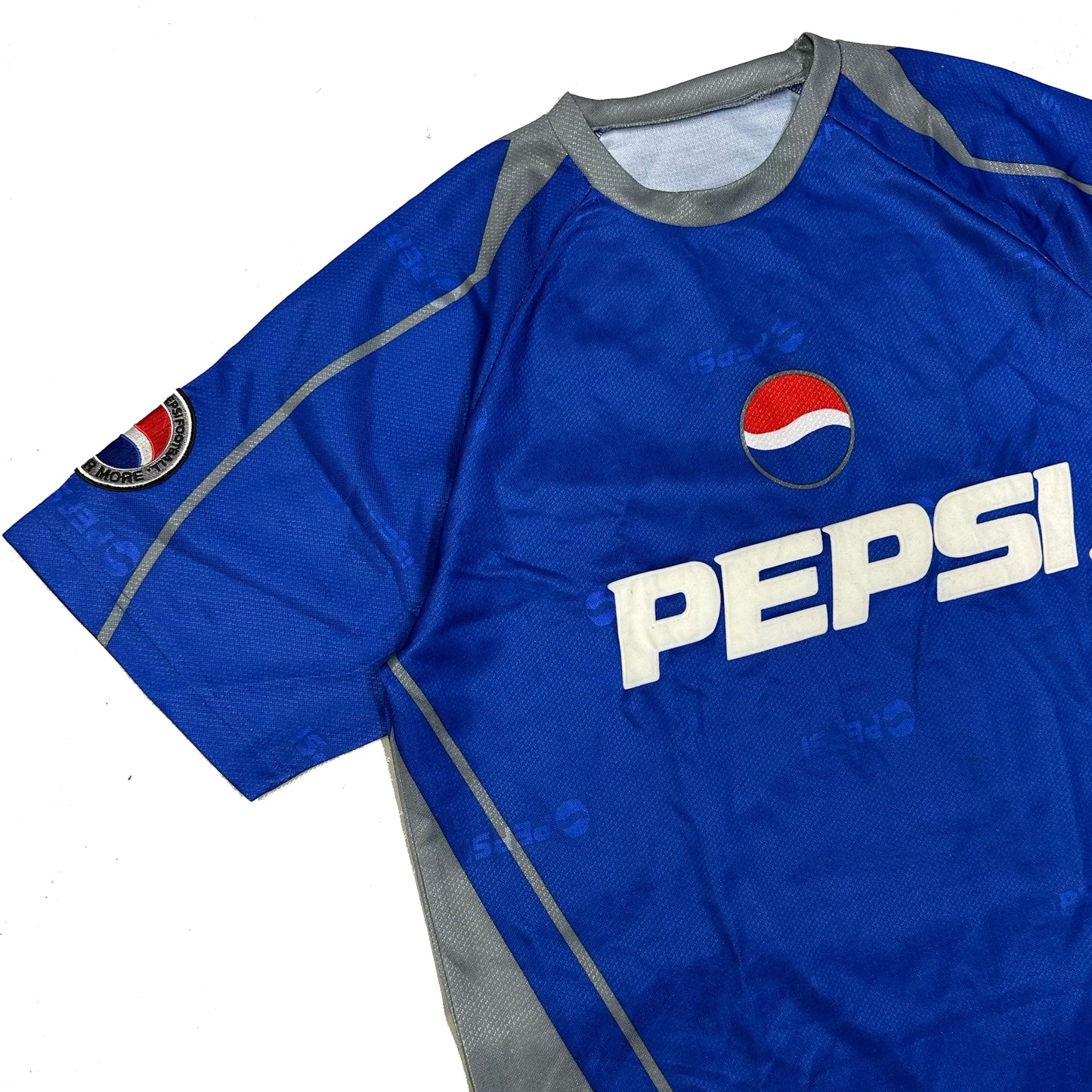 Pepsi 2004 'Dare for More' Signed Shirt In Blue ( M )