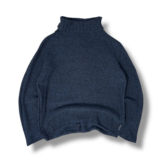 Armani Jeans Turtle Neck Knit Jumper Women’s 14 | 14, Navy