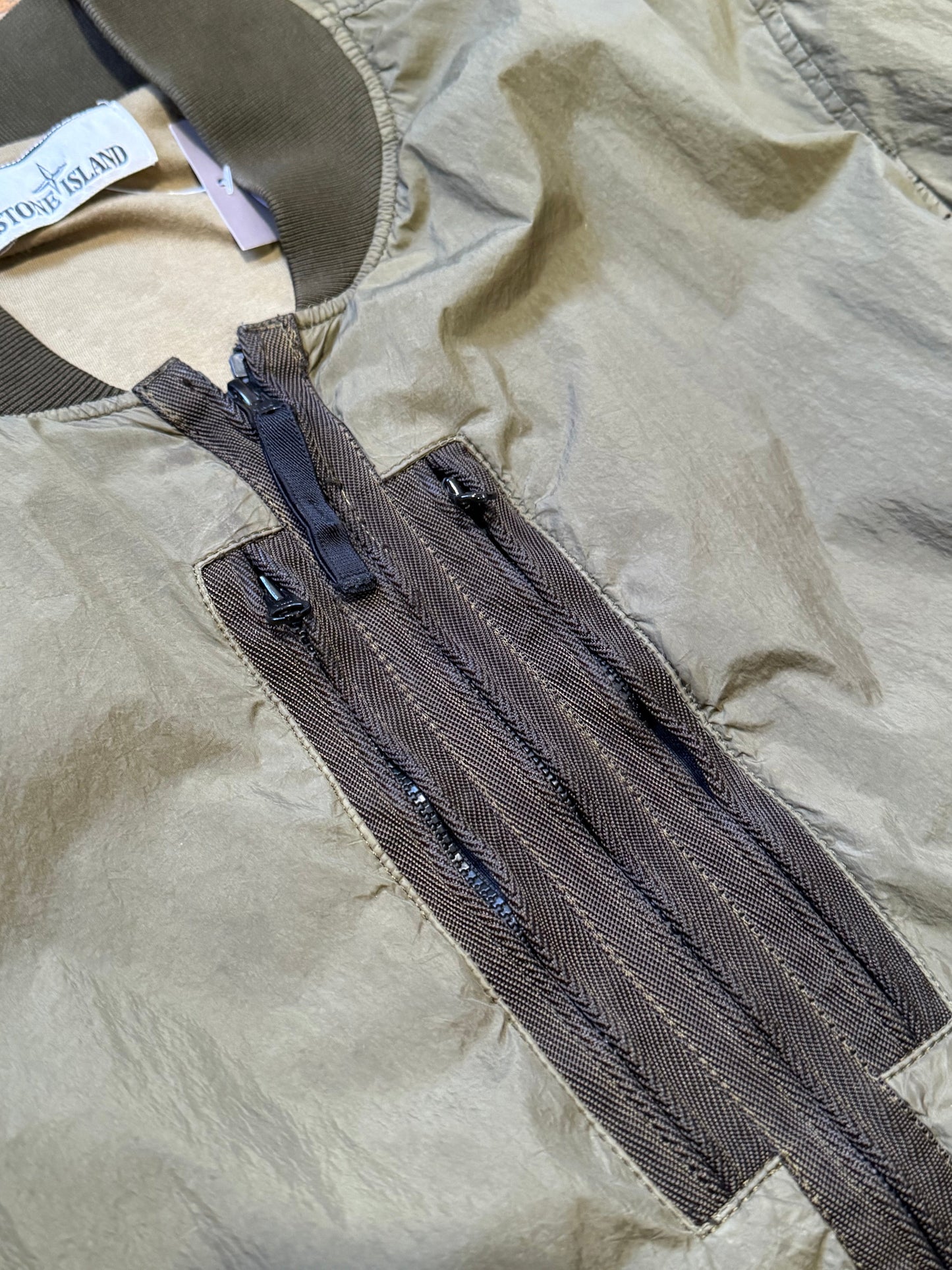 Stone Island SS/17 Garment Dyed Crinkle Reps NY Jacket M