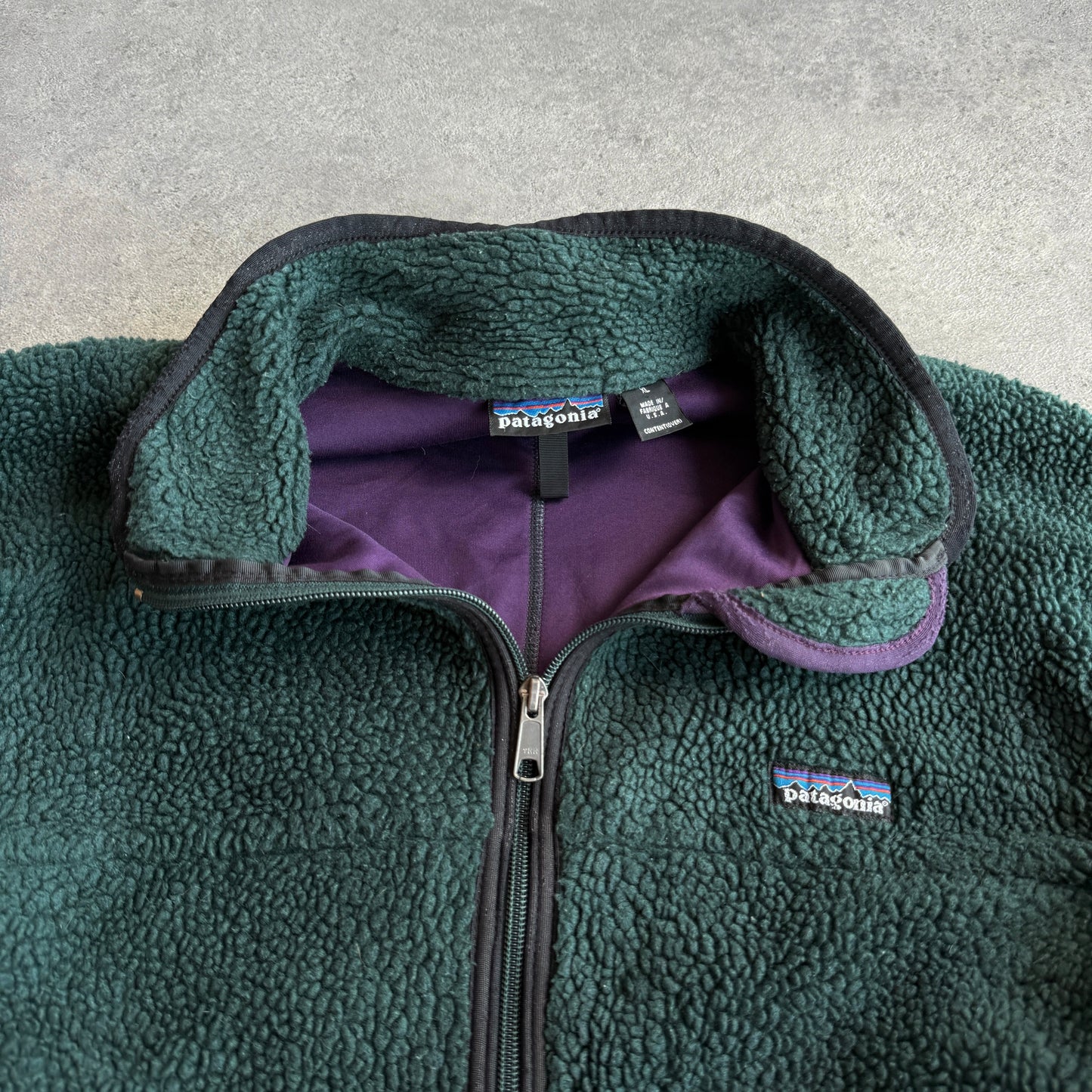 Patagonia 1999 Retro-X deep pile sherpa fleece jacket (L)