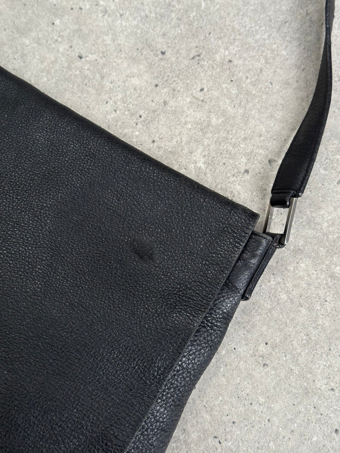 Giorgio Armani 2000s Leather Crossbody Bag