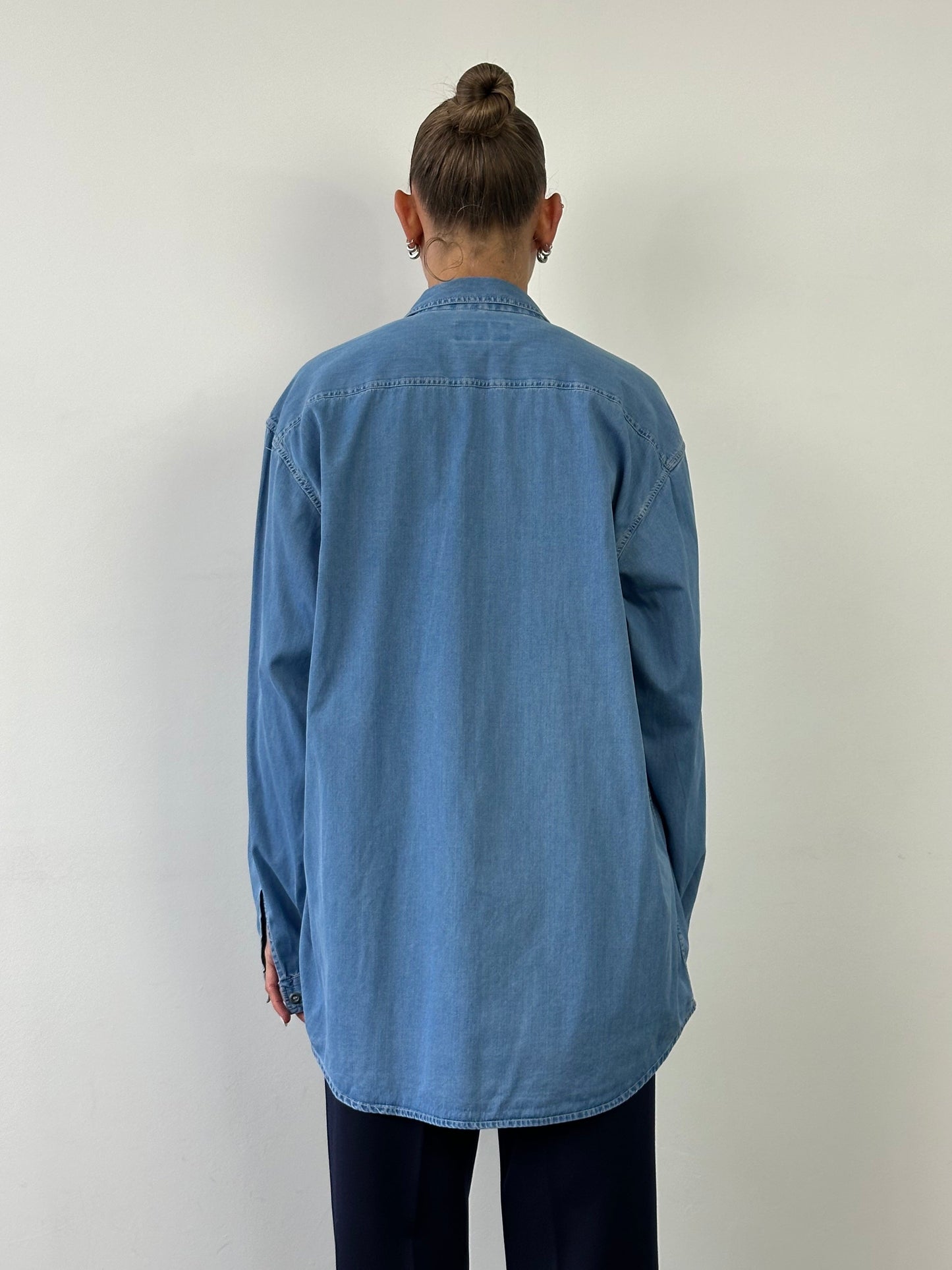 Armani Jeans Denim Logo Shirt - XL