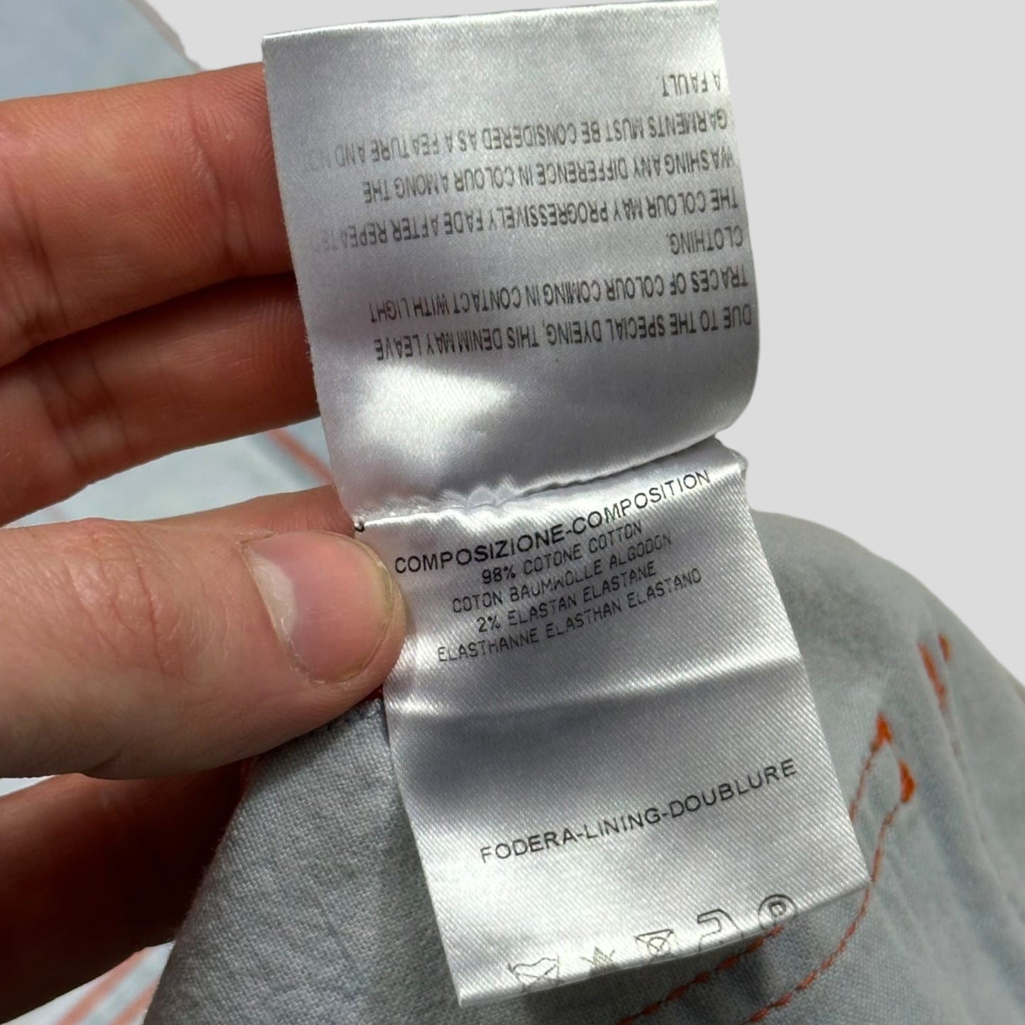 Gucci 2009 Denim Contrast Stitch Cargo Pocket Wraparound Miniskirt - IT38