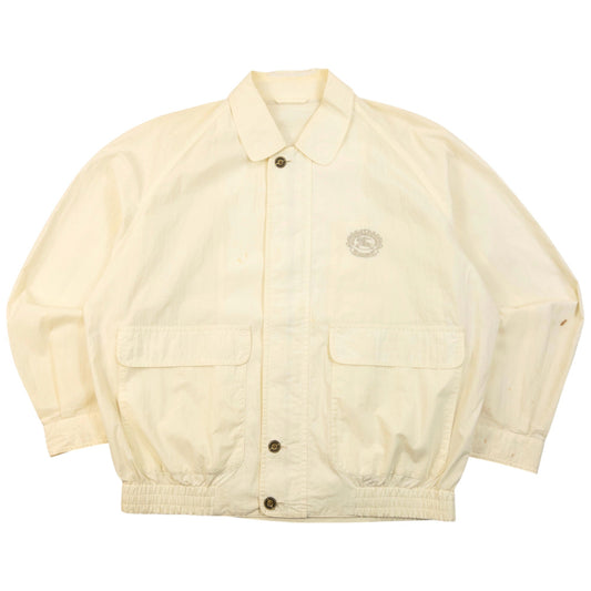 Vintage 90s Burberry Lightweight Jacket Size M | Medium, Cream