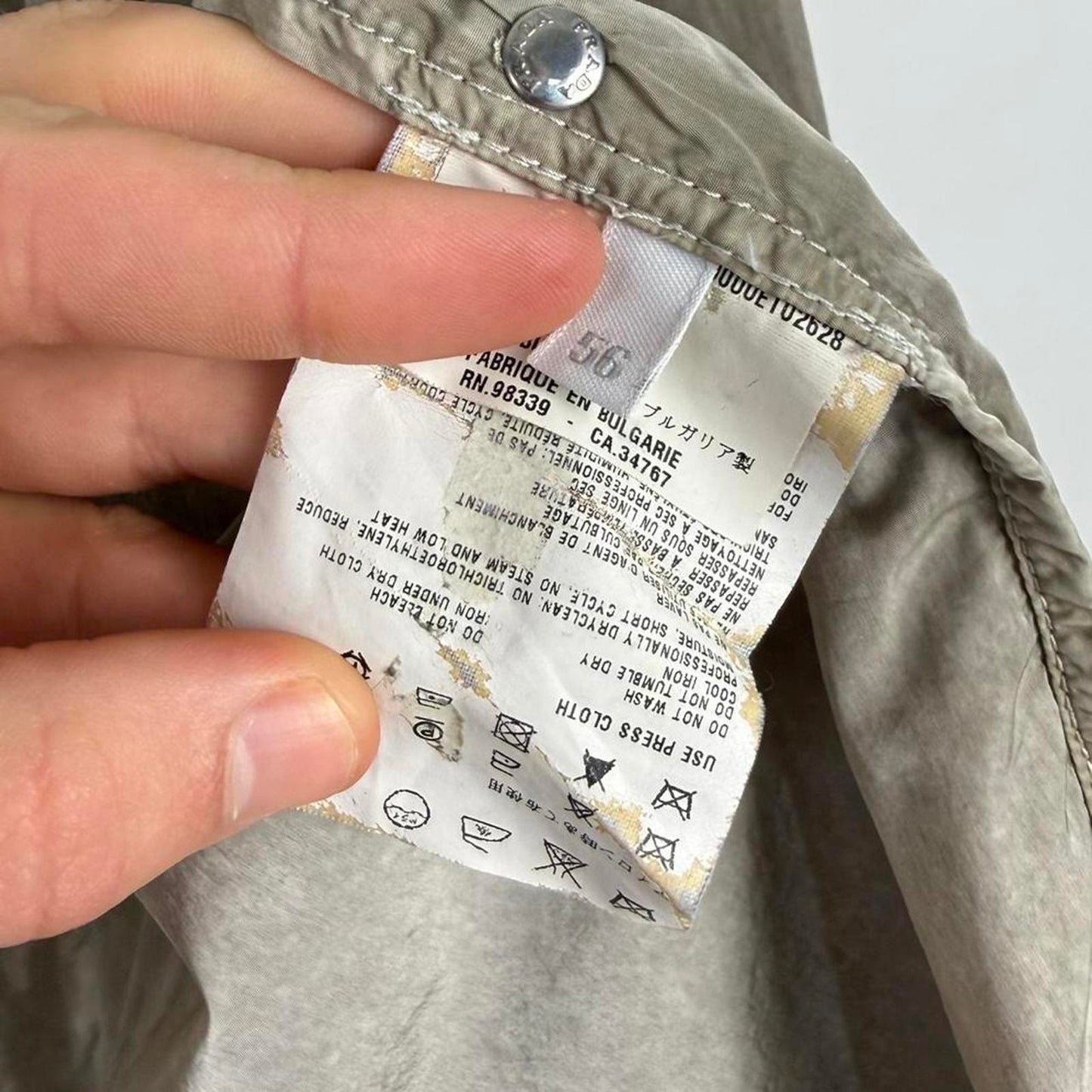 2000's Prada Sport Jacket Grey (XL/XXL) | Extra Large, Grey