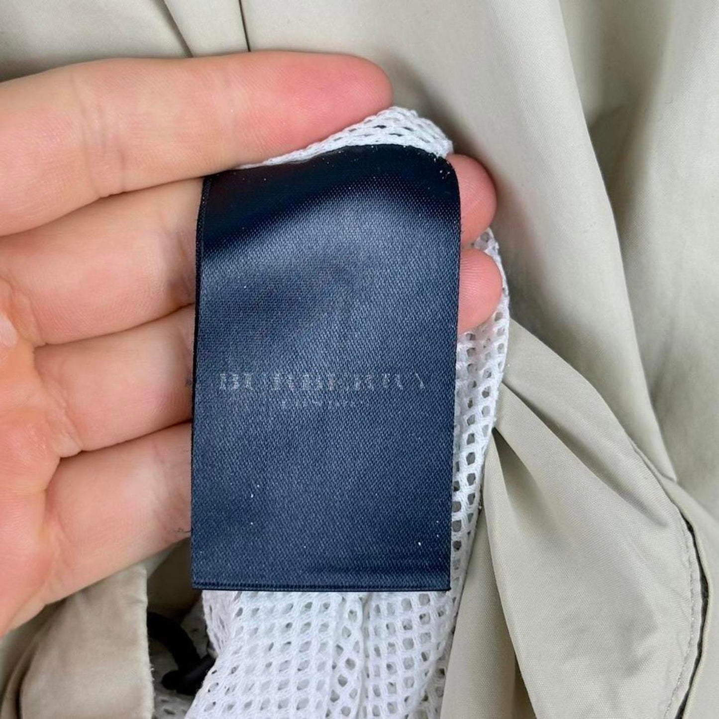 Burberry Anorak Smock Pullover (XL) | Extra Large, Beige