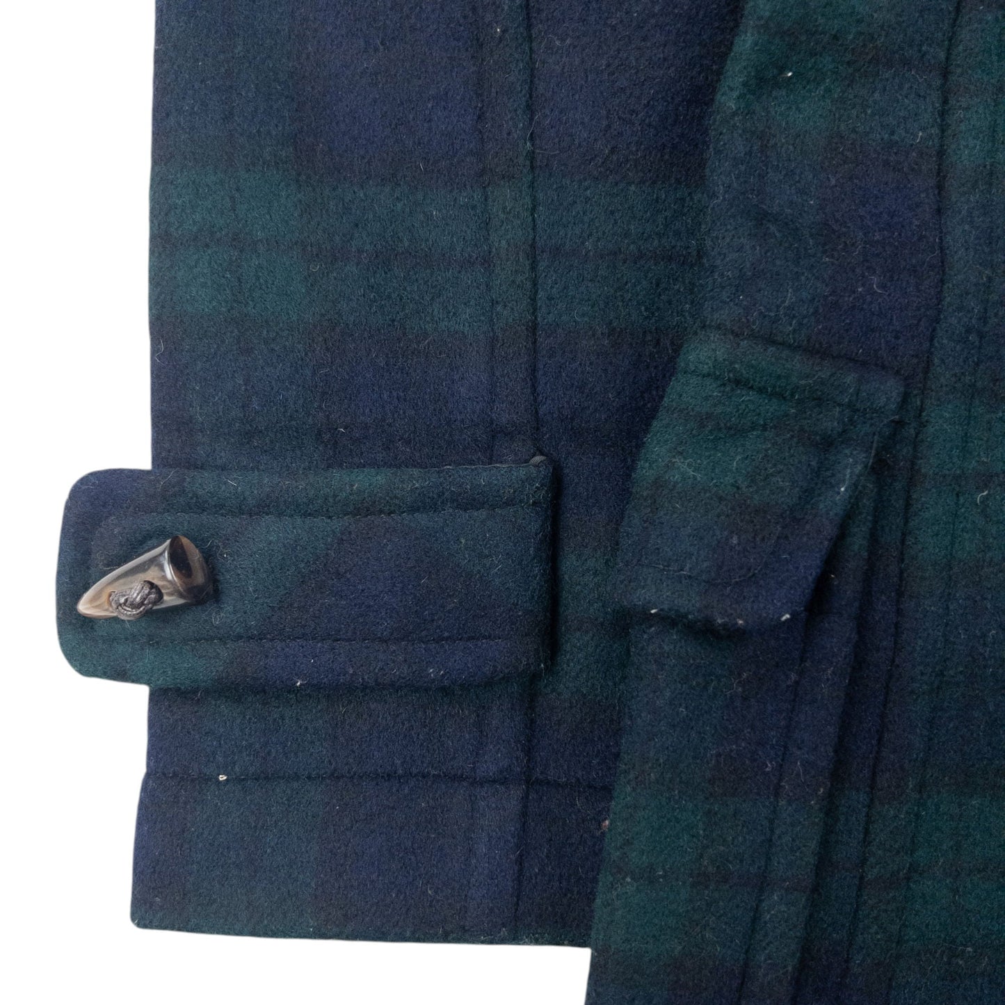 Vintage 2000s Burberry Nova Check Wool Duffle Jacket Womens Size M