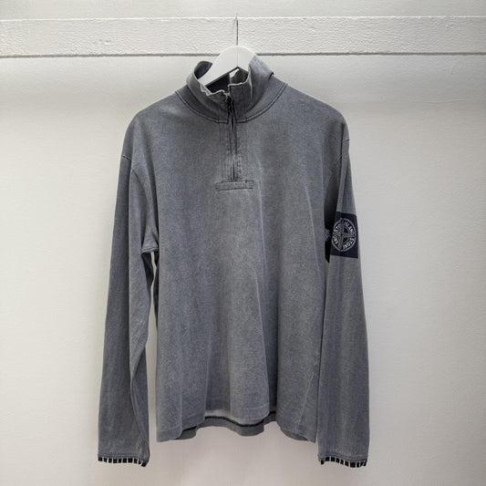 Mid 2000’s Stone Island Lightweight Q Zip Jumper (L) | Large, Blue