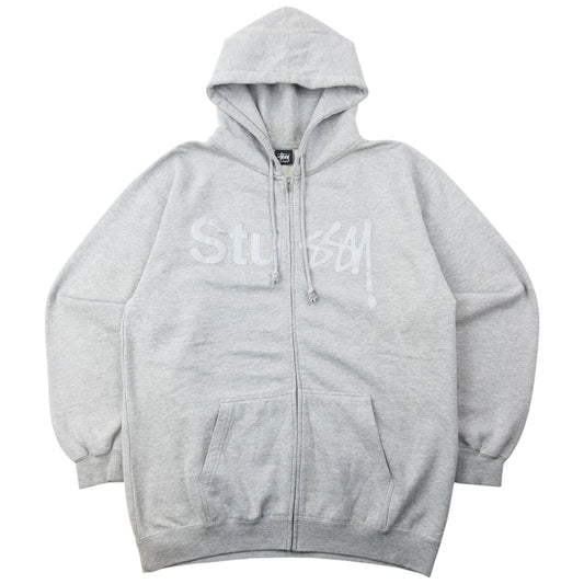 Vintage 2000s Stussy Zip Up Hoodie Size XL