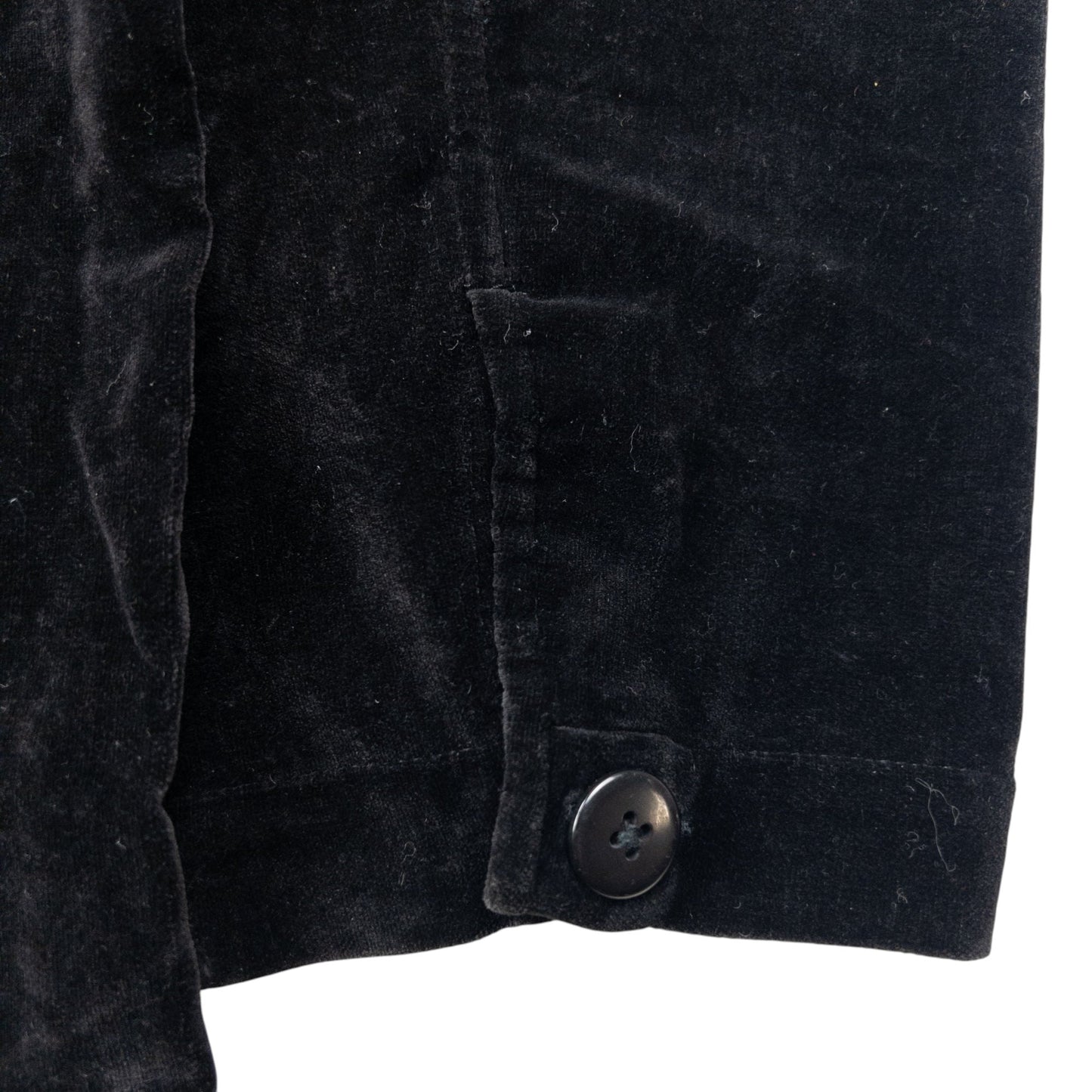 Vintage 90s Yohji Yamamoto D'Urban A.A.R Velour Jacket Size S | Small, Black