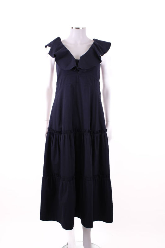 Bamford Dress short sleeve Navy S | Default Title, Navy