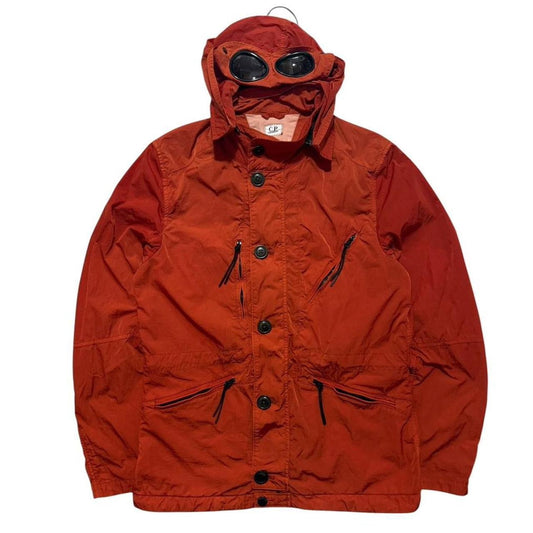 CP Company Nylon Goggle Jacket | Small, Orange
