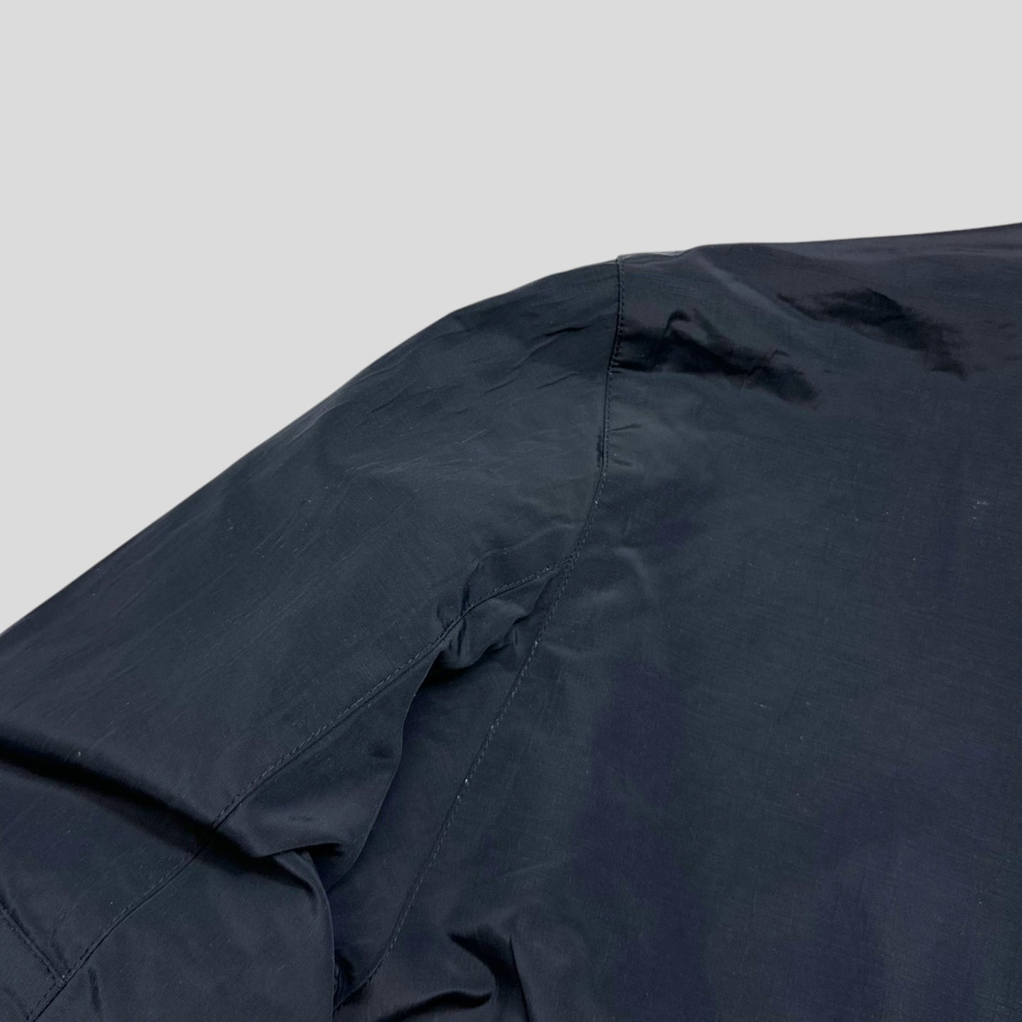 Gucci by Tom Ford 1999 Ballistic Nylon Taped Seam Shearling Collar Coat - L | Default Title, Multicoloured