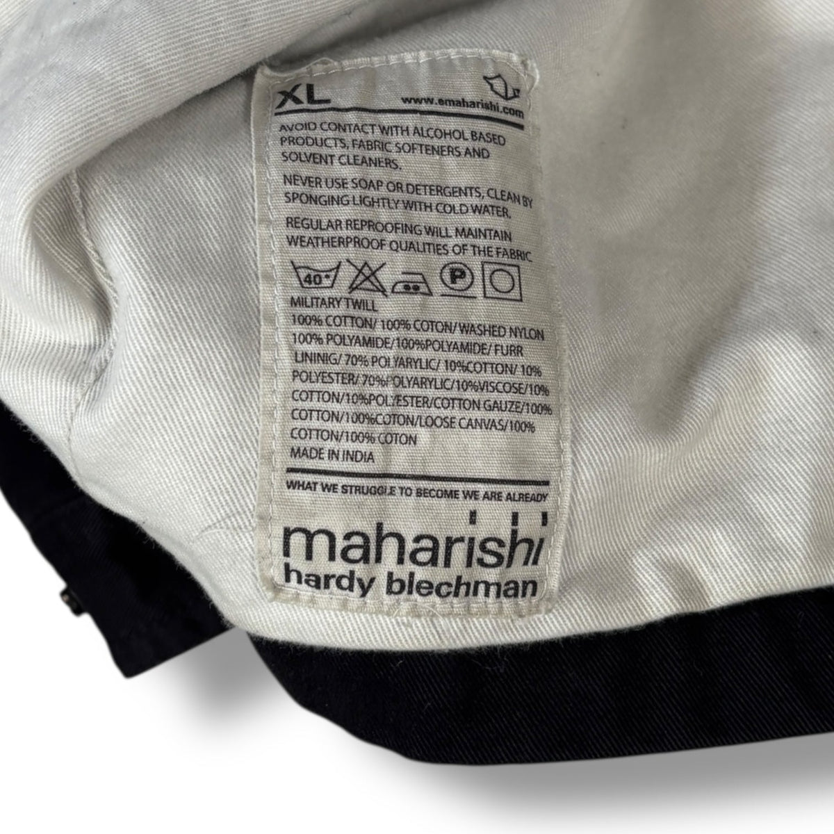 Maharishi 00’s Fishtail Fur Hood Parka Jacket XL | XL, Red