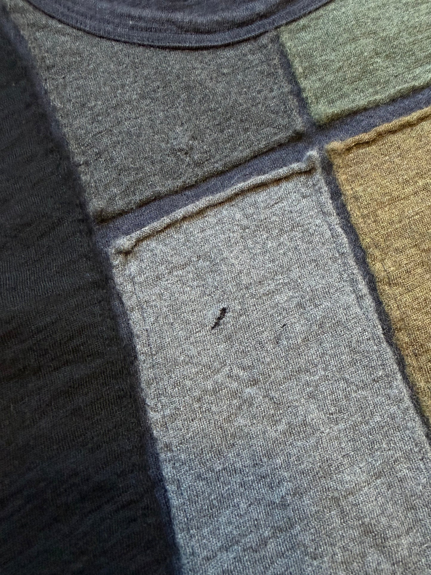 Comme des Garçons SHIRT Patch Work Wool Knit XS/S