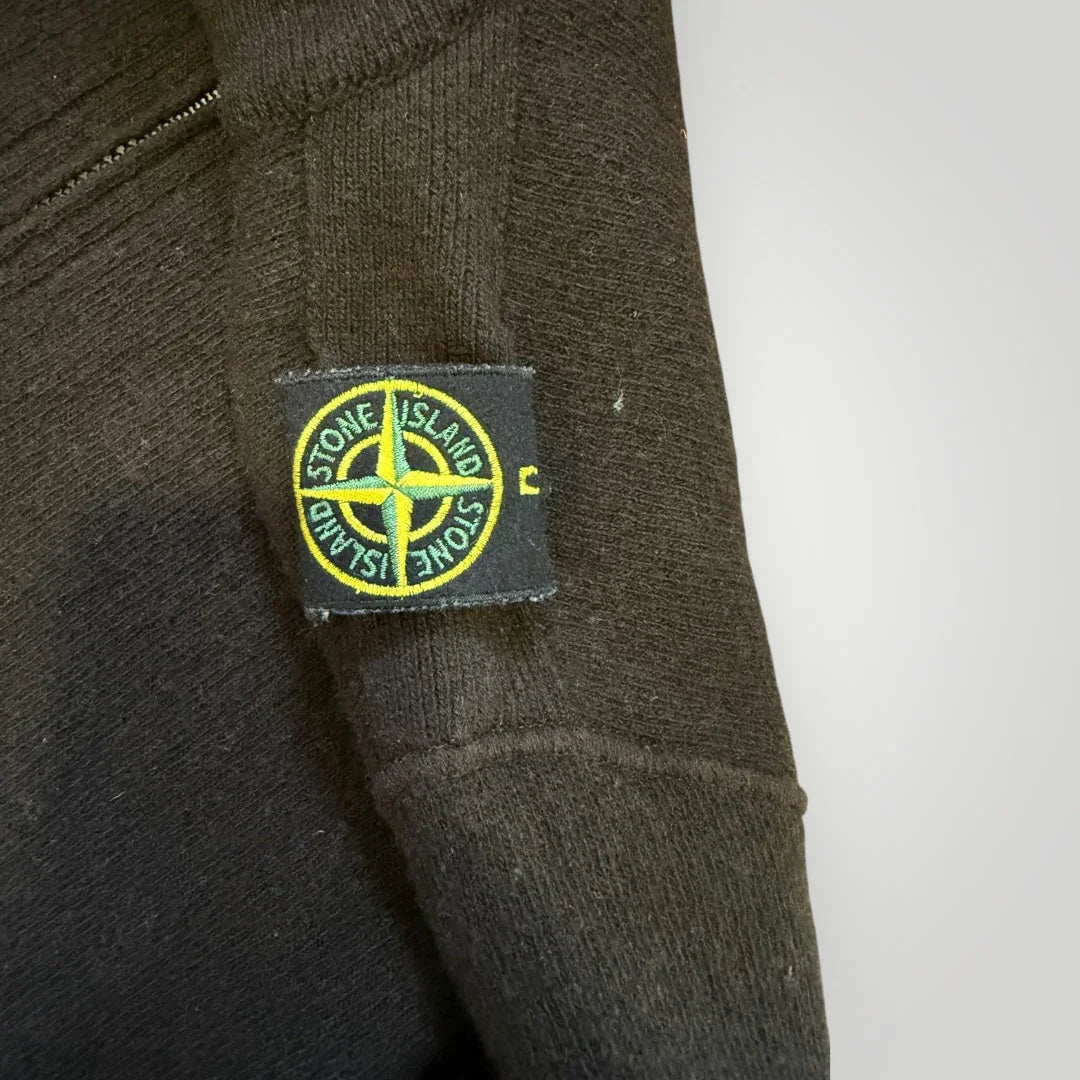 Stone Island AW/06 Lana Wool Shoulder Patch Zip Up XL