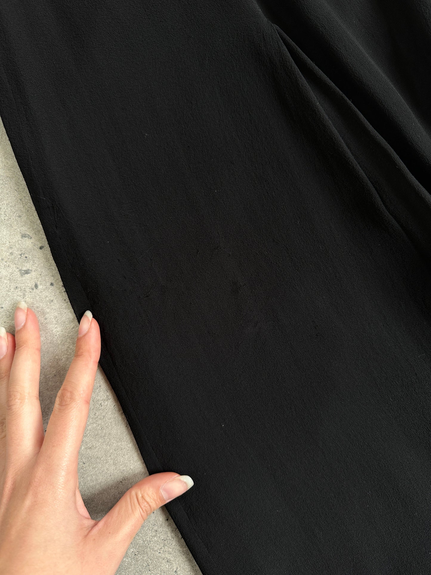 Max Mara Pure Silk Pleated Midi Dress - M