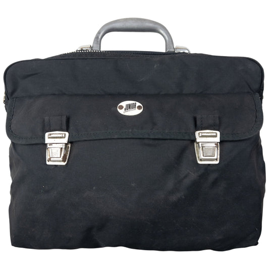 Vintage 80s Gaultier JUNIOR Briefcase Bag | O/S, Black