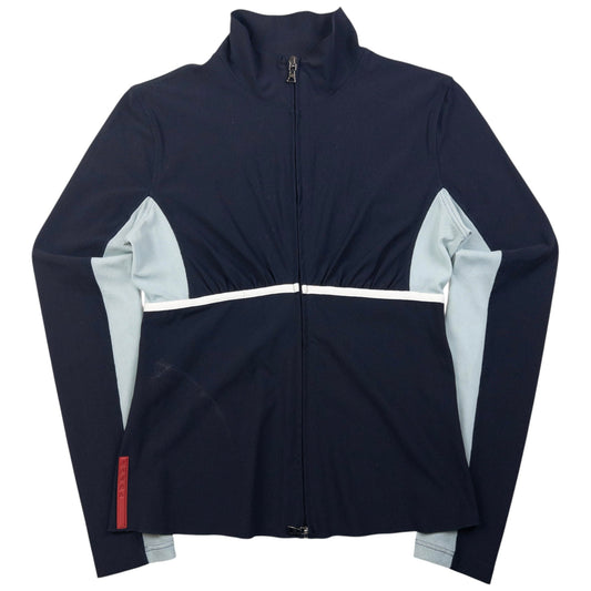 Vintage Prada Sport Zip Up Athletic Jacket Womens Size L