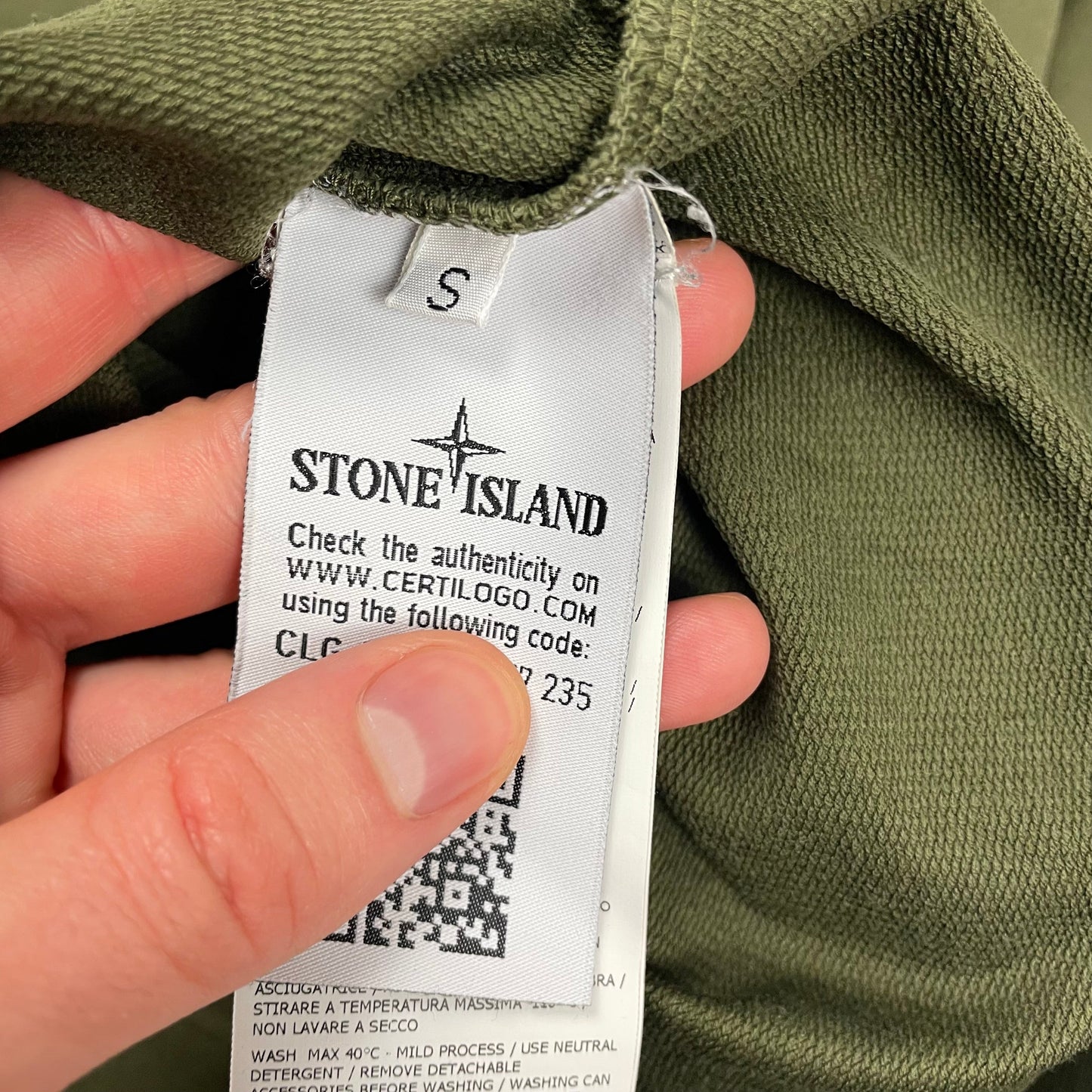 Stone Island Ghost Sweatshirt, Size Small | O/S, Multicoloured