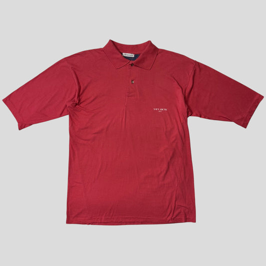 Boneville 1990 Navy Arctic Logo Polo Shirt - M