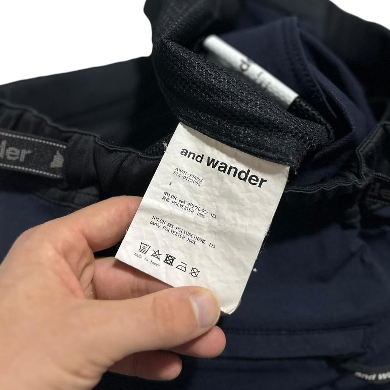 And Wander Reflective Stich Shorts