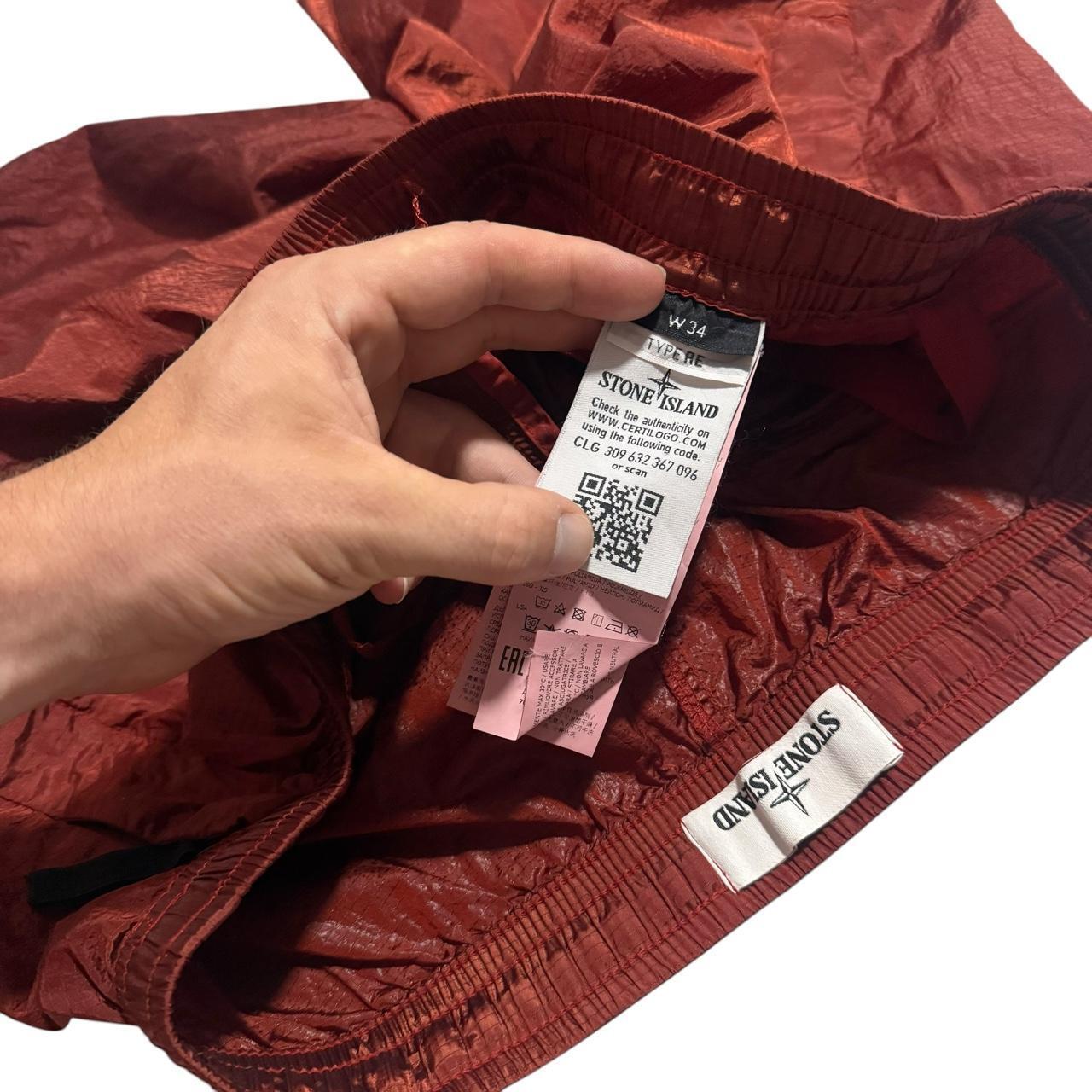 Stone Island Nylon Cargo Shorts | W34, Rust