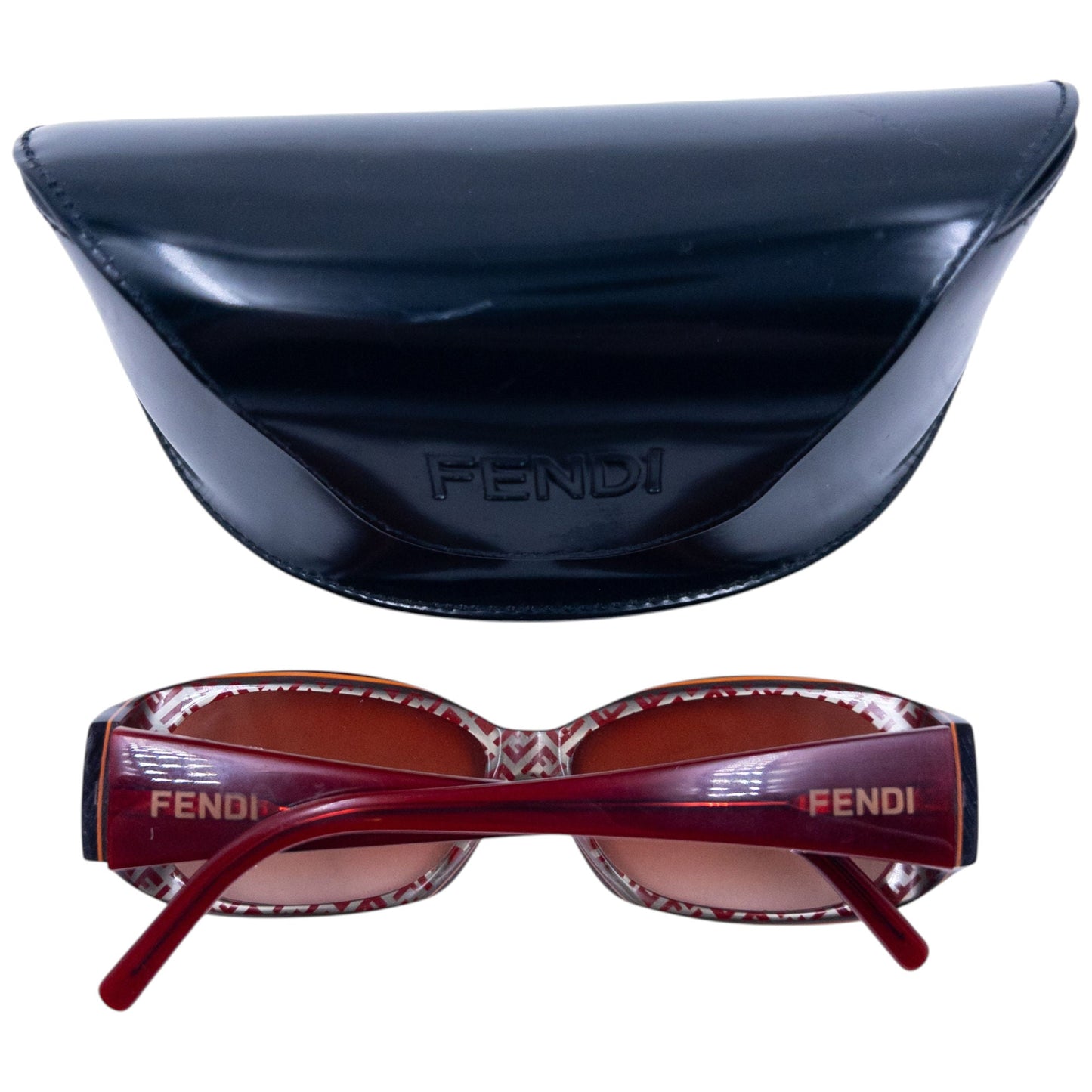 Vintage 2000s Fendi Sunglasses | O/S, Burgundy